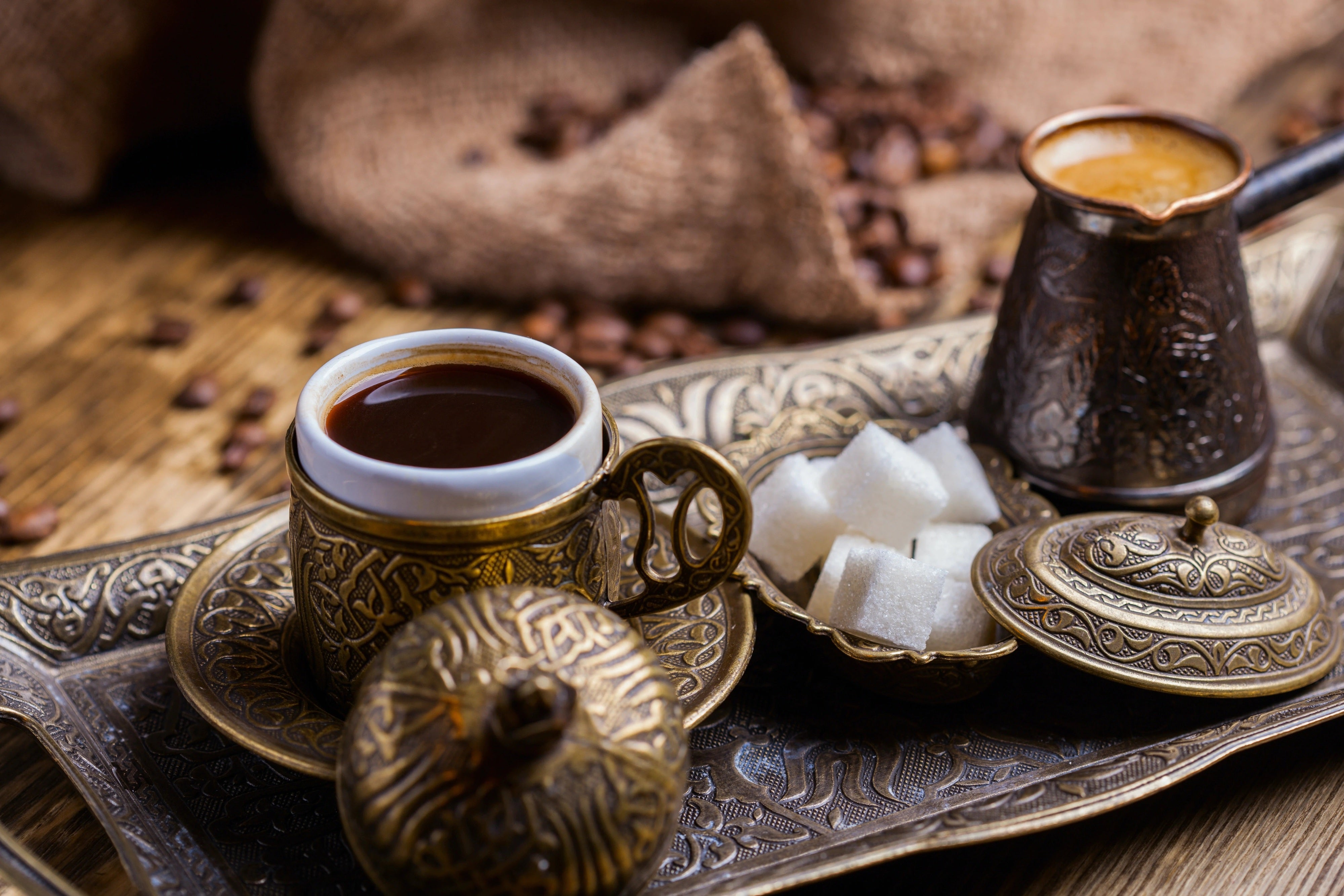 turkish coffee and tea