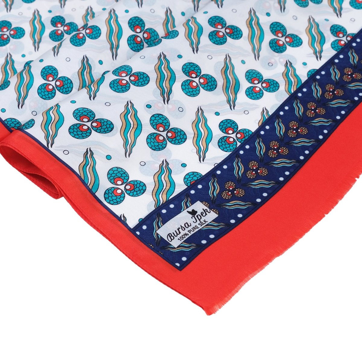 Cintemani Breathable Silk Scarf in Blood Red Color - TryAladdin