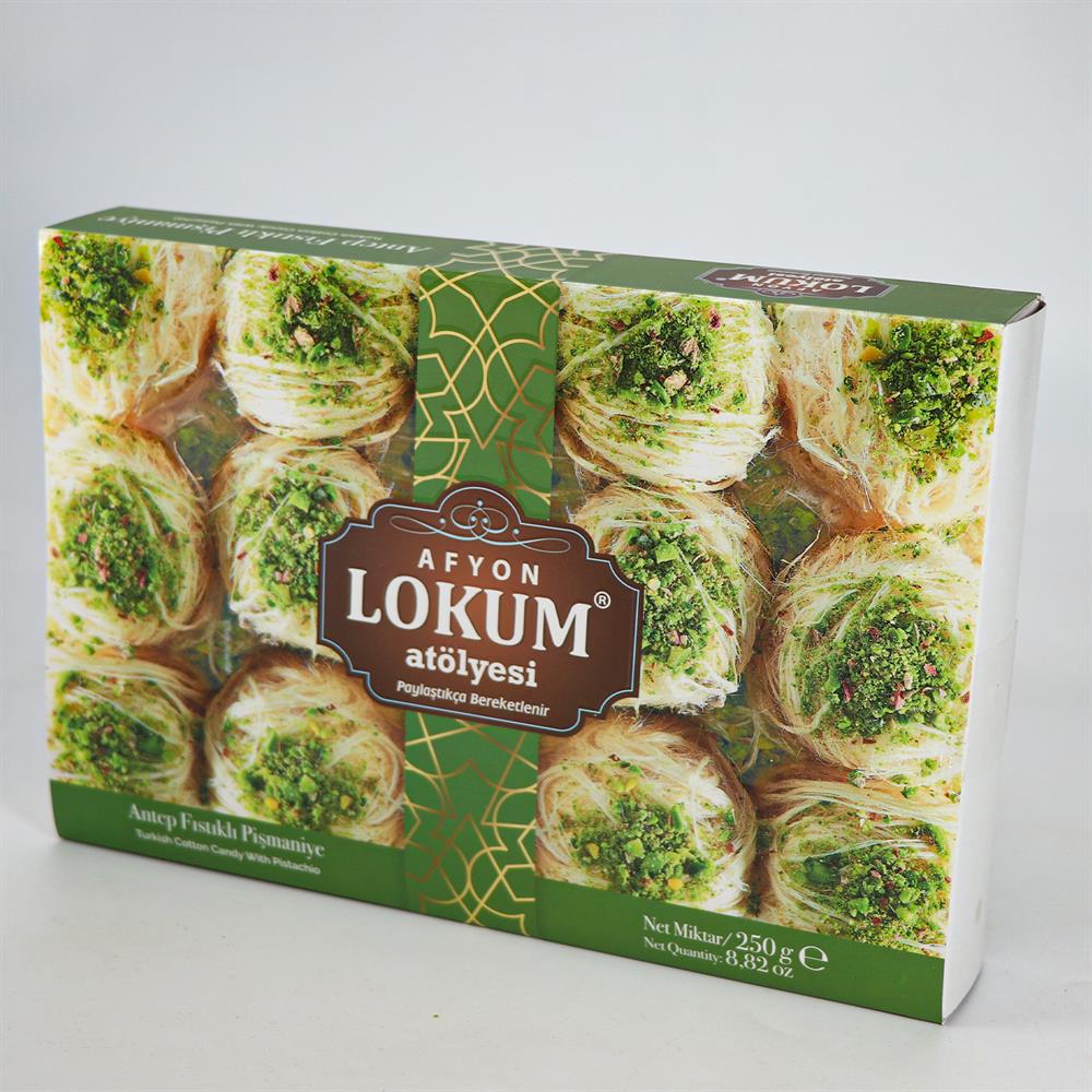 Lokum-Atlas | Floss-Halva mit Pistazie