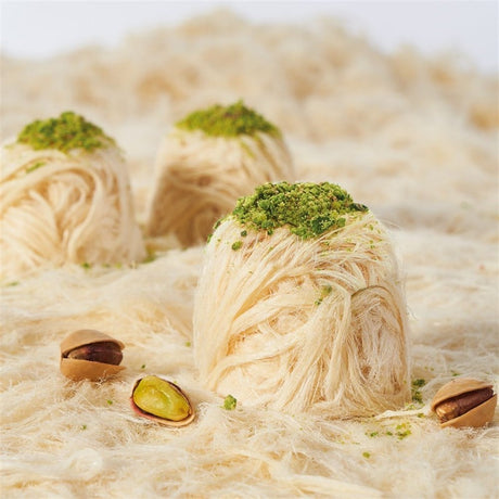 Lokum-Atlas | Floss-Halva mit Pistazie