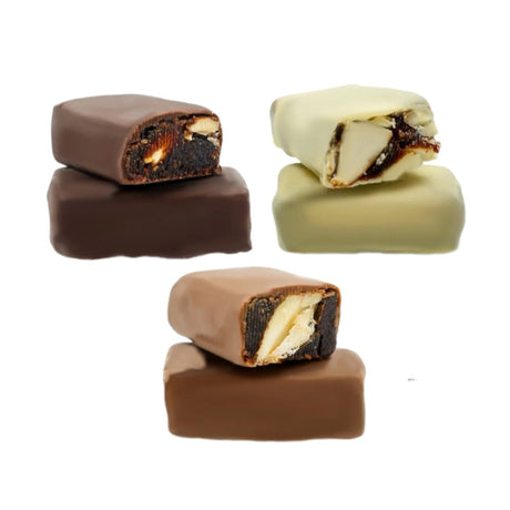 Levziyyat Chocolate - Coated Almond Dates Gift Set - TryAladdin
