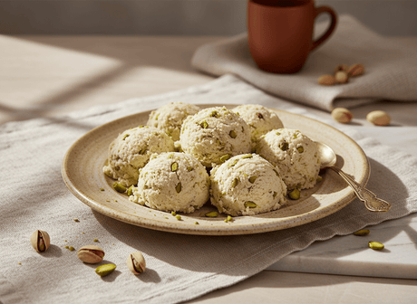 Premium Antep Pistachio Tahini Halva (Helva) - 400g Block - TryAladdin