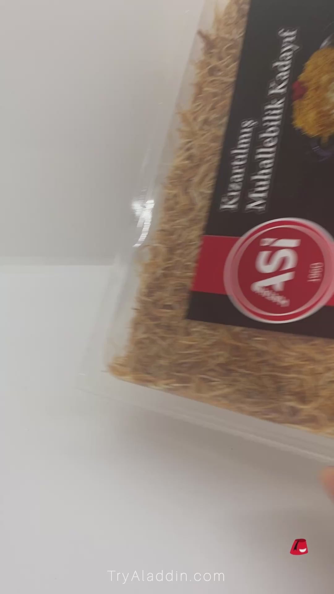 Ristet Kadayif til forberedelse af Dubai chokolade og desserter