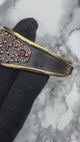 Istanbul Schmuck | Rubin Ottoman Stil Verstellbares Handgelenk Handmade Silberarmband