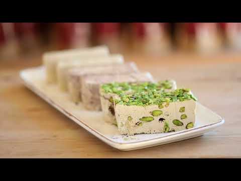 Servet | Eenvoudige Verse Tahini Halva met Cacao - Suikervrij
