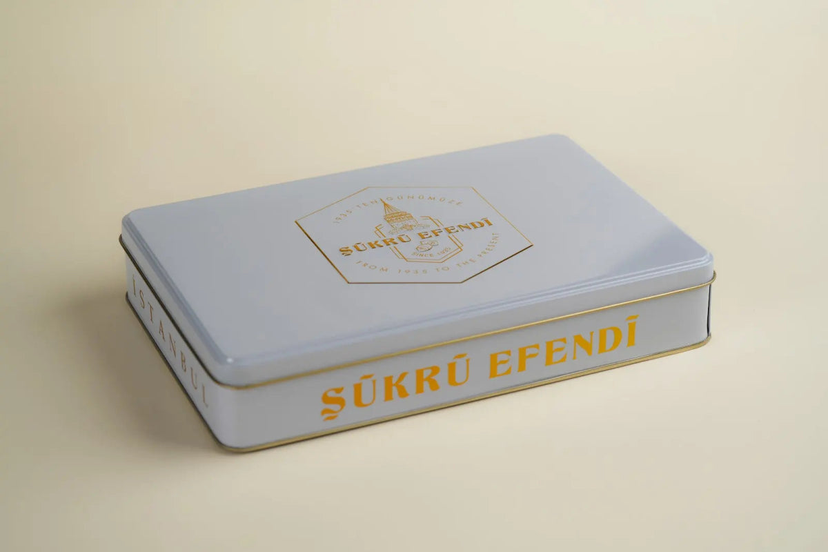 Sukru Efendi 1935 | Green Bliss Baklava with Pistachio in Gift Metal Box (1250gr) - TryAladdin